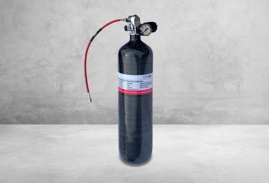 300 bar Carbon Dykkerflaske 3 liter