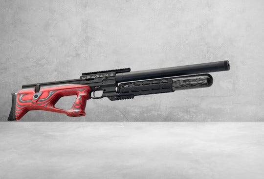 Airgun Technology Uragan 2 600 Rød Laminat