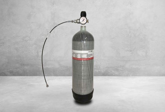 300 bar Carbon Dykkerflaske 6,8 liter