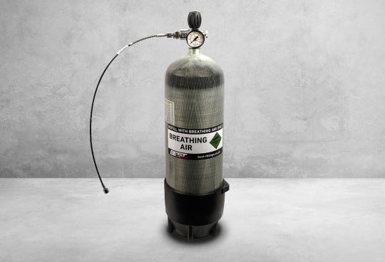 300 bar Carbon Dykkerflaske 9 liter