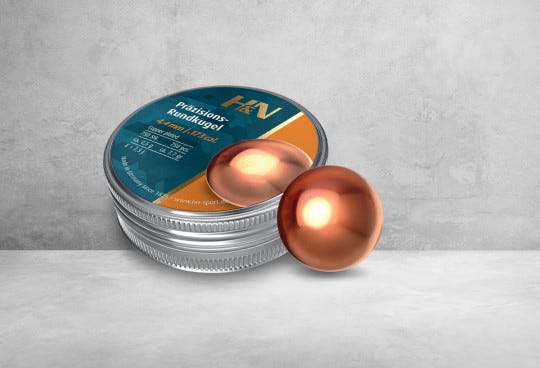 H&N Præcisions Rundkugler 4,4 mm