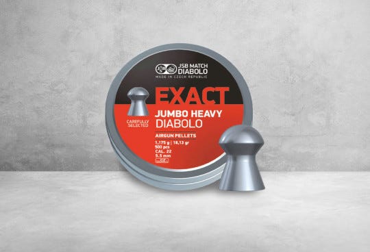 JSB Exact Jumbo Heavy 5,52 mm 18,13 grain