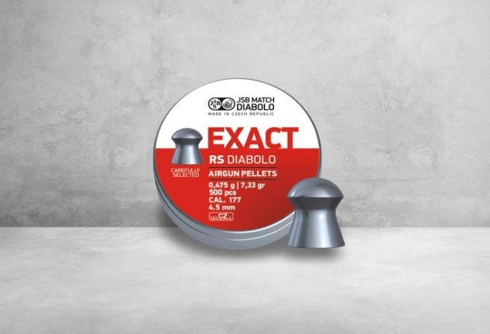 JSB Exact RS 4,52 mm 7,33 grain