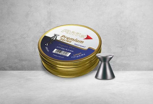 Rifle Premium Flathead Light, 4,5 mm 7,40 grain